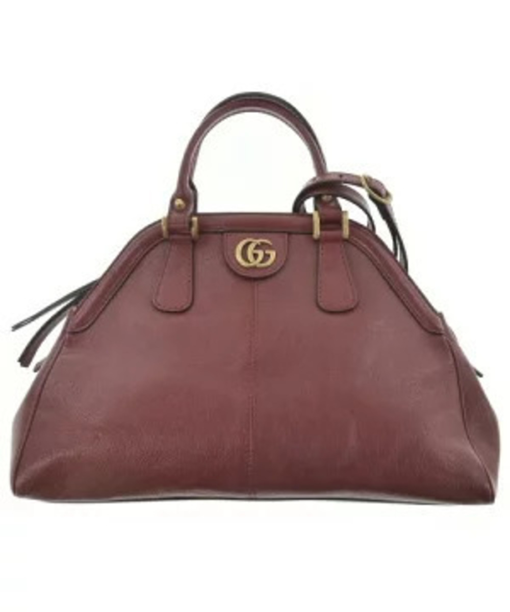 Gucci ReBelle handle bag signature GG Burgundy Red